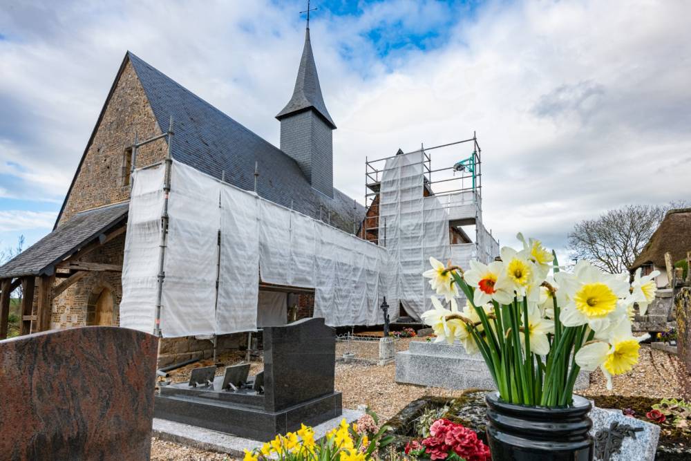 Rénovation monument classé près de Liège